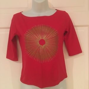 Great stretchy, soft 3/4 sleeve bright 💥 🌟 Burst